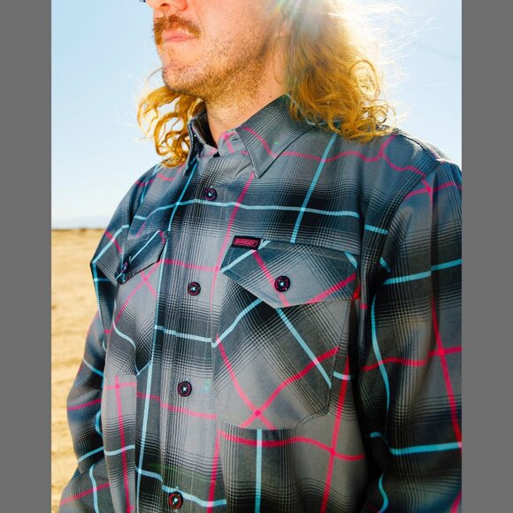 DIXXON FLANNEL x SHREDDY Flannel Shirt -  Collab V7 - Men's 3XL - Picture 7 of 11